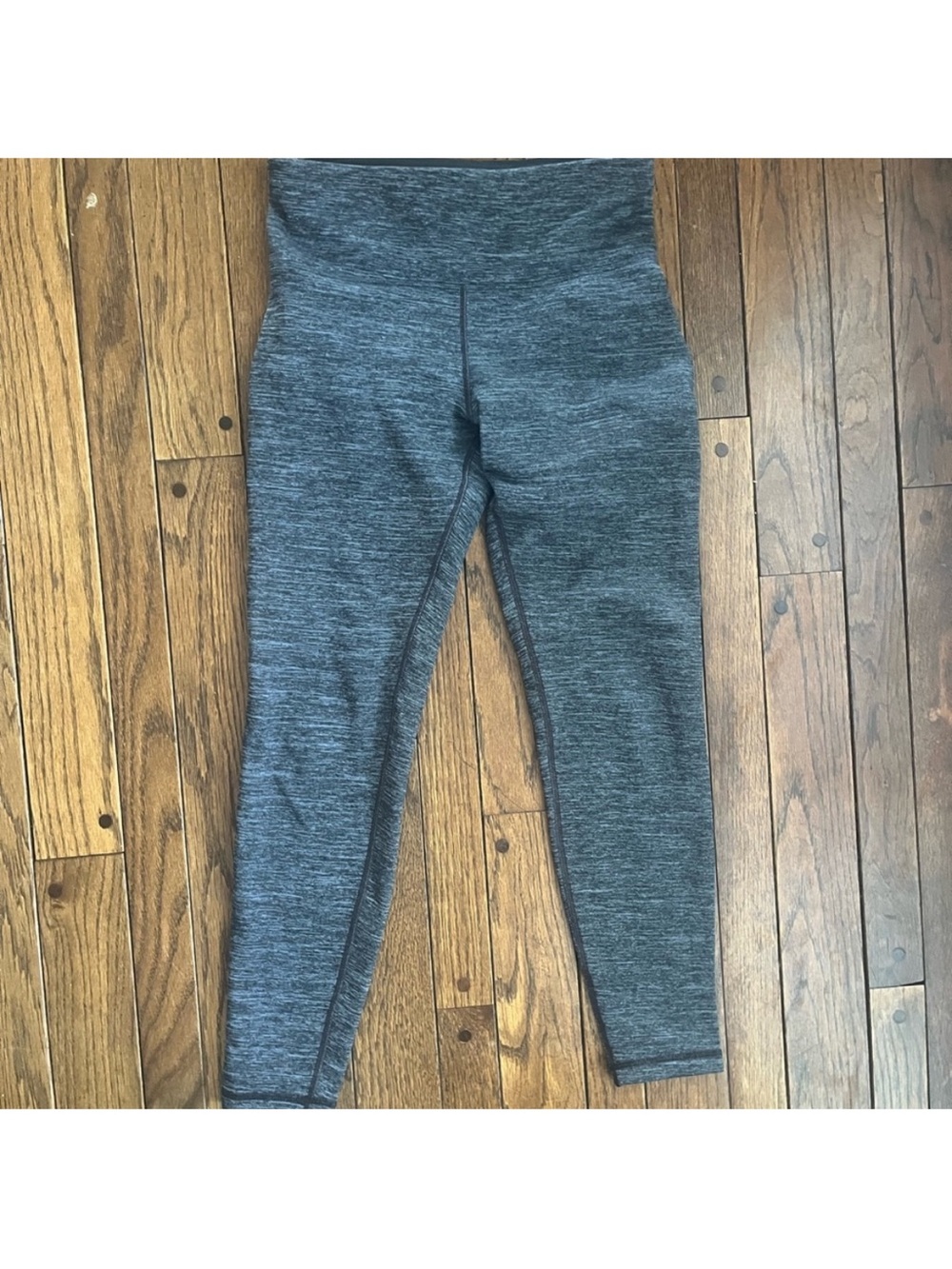 Athleta Women’s Fleece Lined Heather Charcoal Gray High-Waist Leggings